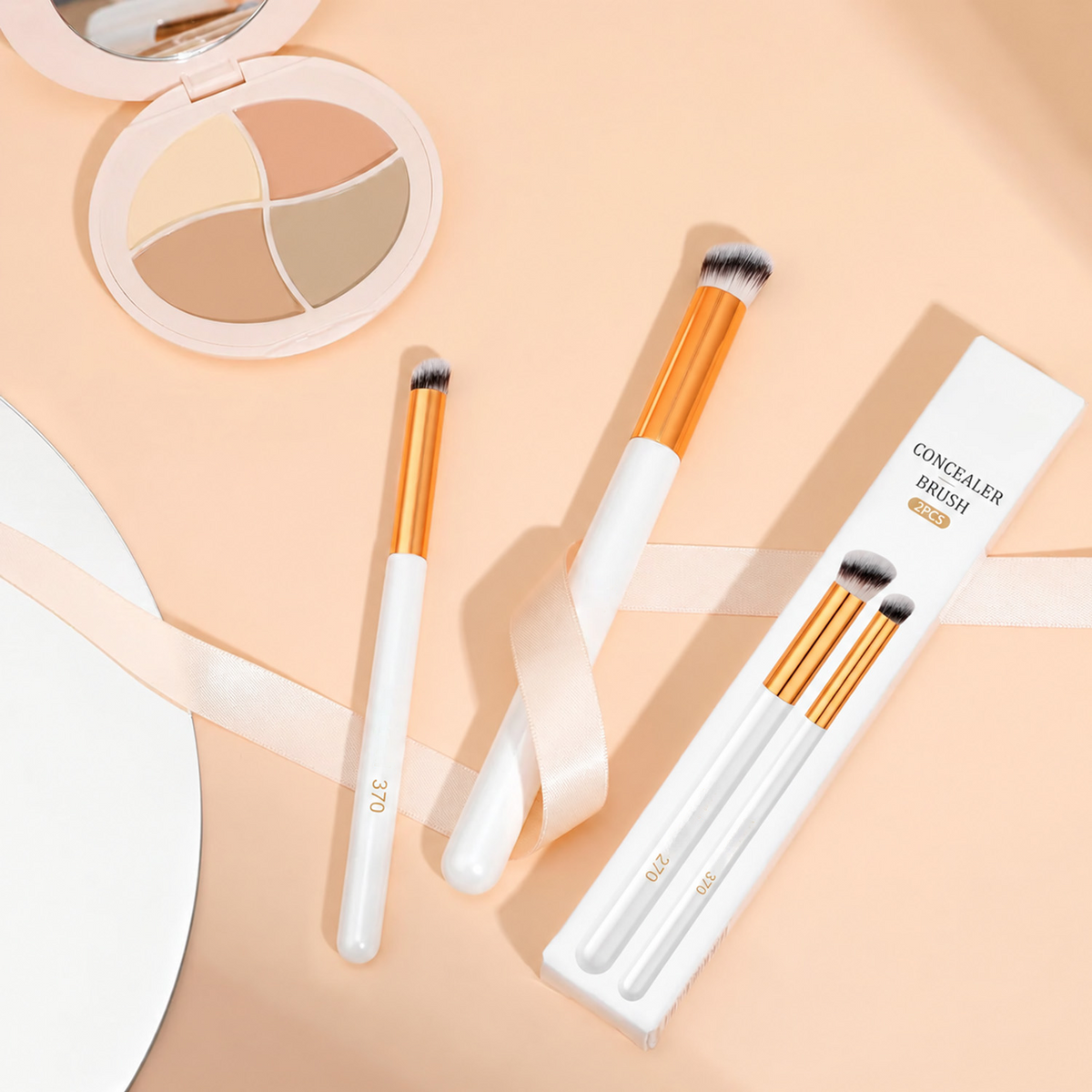 Angled Concealer Brush Set