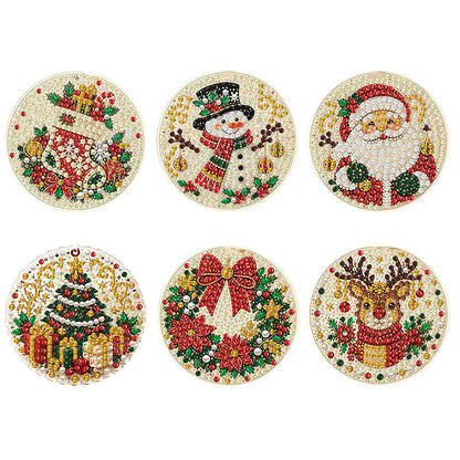🎄DIY Christmas Diamond Art Wooden Ornament Kit