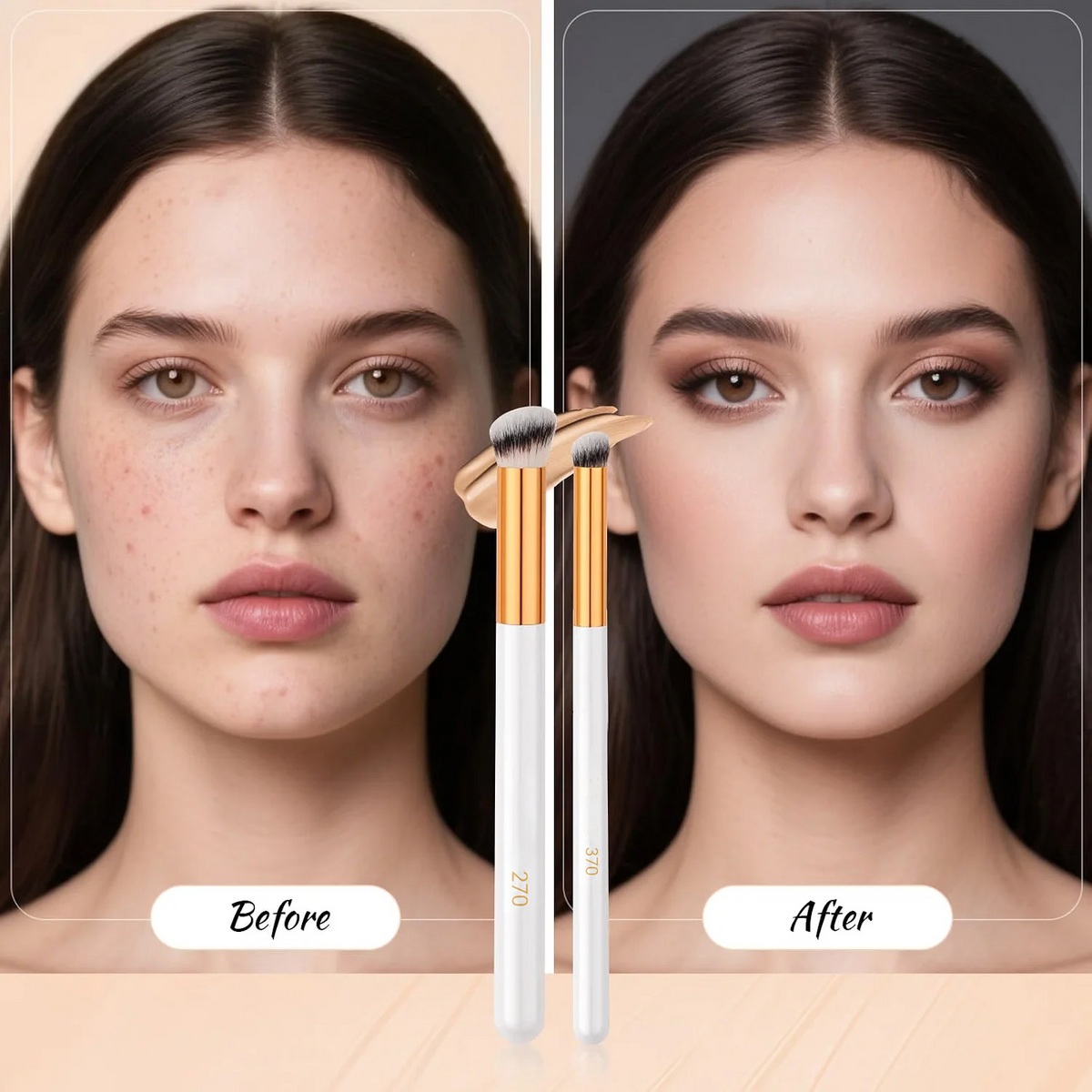Angled Concealer Brush Set