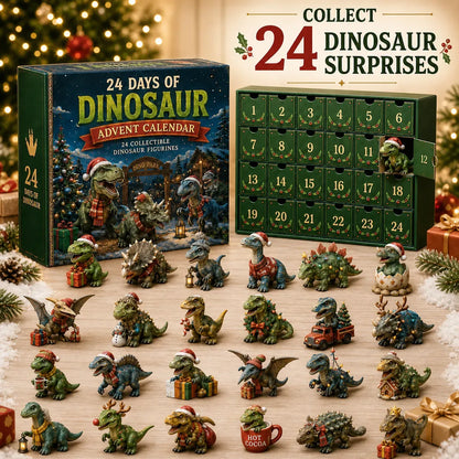 🦖 24 Days of Dinosaur Christmas Advent Calendar 2026 – 24 Collectible Dino Surprises 🎄