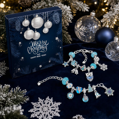 24 DAYS OF CHRISTMAS ADVENT CALENDAR BRACELETS SET🌲❄️