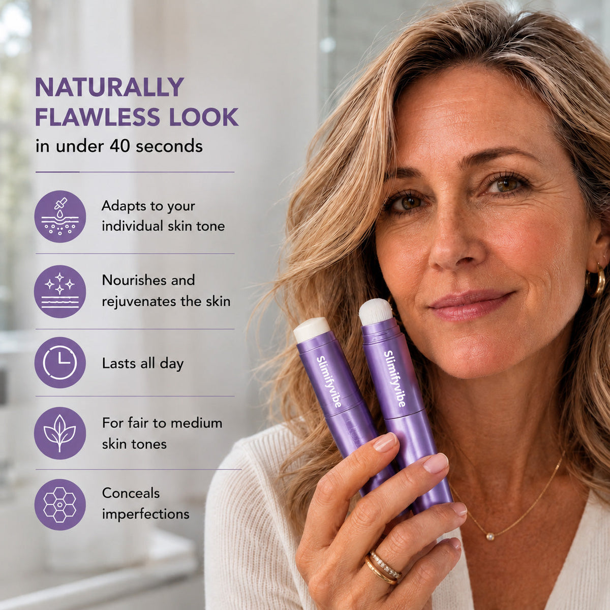 Changing Foundation Stick – The stick that makes mature skin glow again