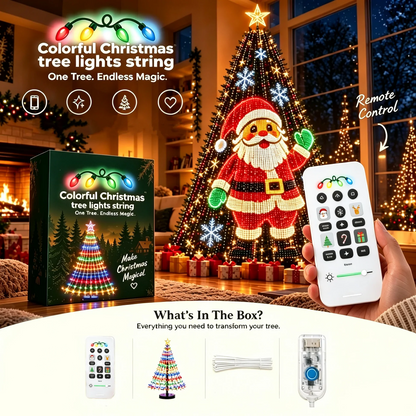 🎄 Smart Animated Christmas Tree Lights | App-Controlled LED Holiday Display ✨