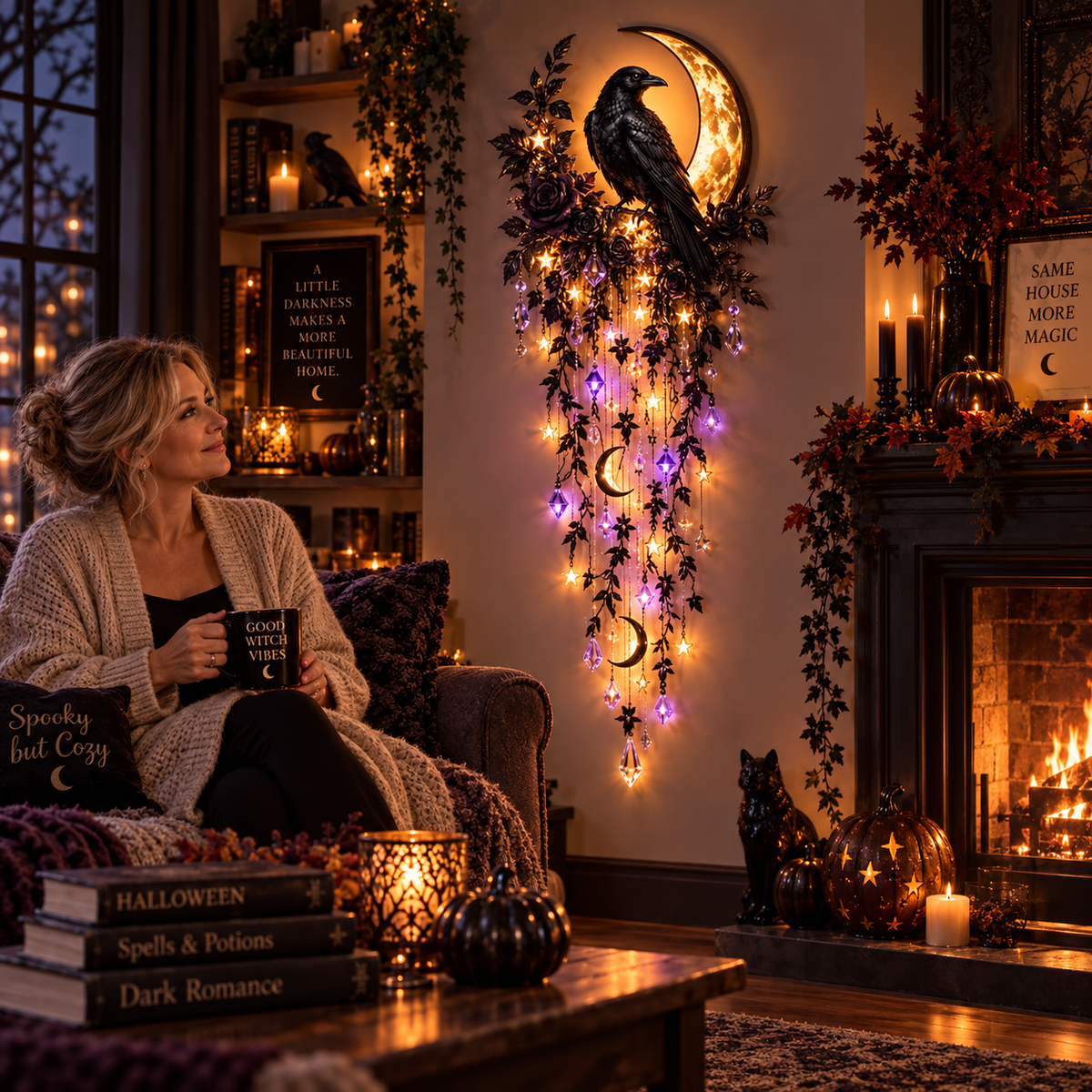 Elegant Halloween Cascade Wall Light Collection