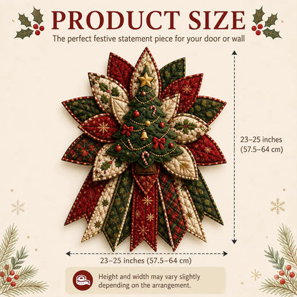 🔥🎄 Christmas Special – 50% OFF 🎁 Festive Quilted Christmas Door Hanging DIY Sewing Kit